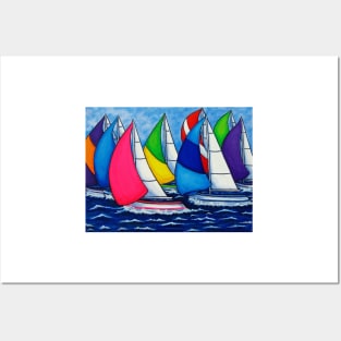 Colourful Regatta Posters and Art